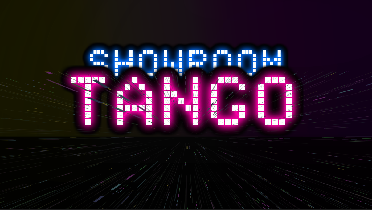 Showroom TANGO - Neon typography opening